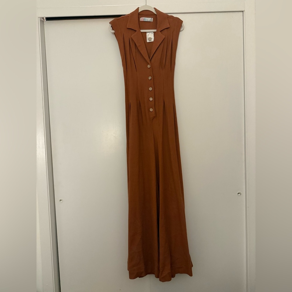 NWT Free People Beach Wide Leg Jumpsuit